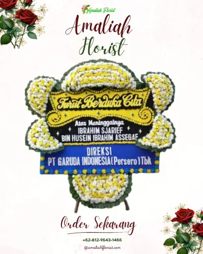 Papan Bunga Duka di Probolinggo Kota